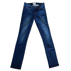 PAIGE Skyline Skinny Jeans 26 Dark Wash Mid Rise Stretch Denim